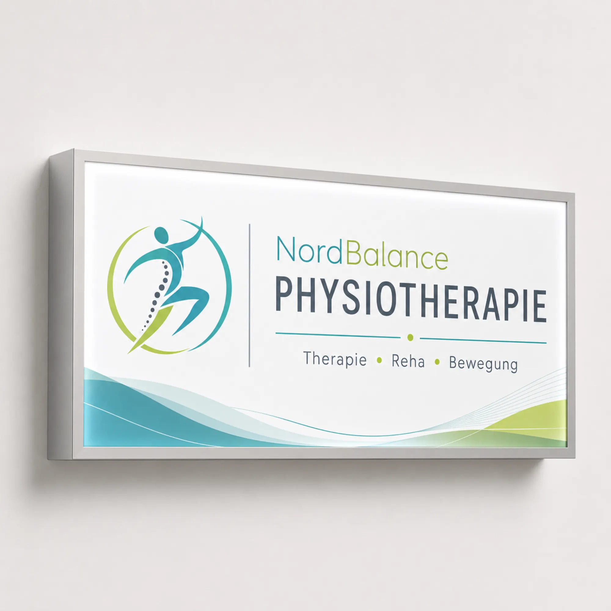 Verspiegelter LED-Leuchtkasten Silber als Praxis-Schild LED-Leuechtkaesten aeues Aelueminiuemproefil aE 120x60cm - Mehrfaerbig - zusaetzliche Ansicht 1