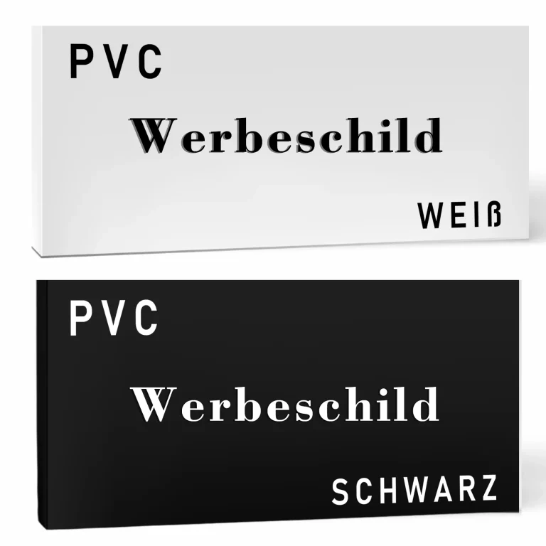PVC-Schilder