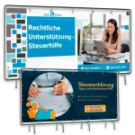 XXL Banner aus beschichtetem