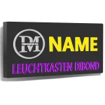 Diboend-Leuechtkaesten mit 3D-Buechstaeben - 100x50cm - Mehrfaerbig - zusaetzliche Ansicht 1