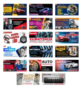 Mesh Banner Auto Service