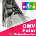One Way Vision Folie für Schaufenster Bild 1