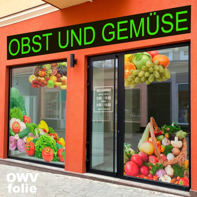 One Way Vision Folie für Schaufenster Bild 2