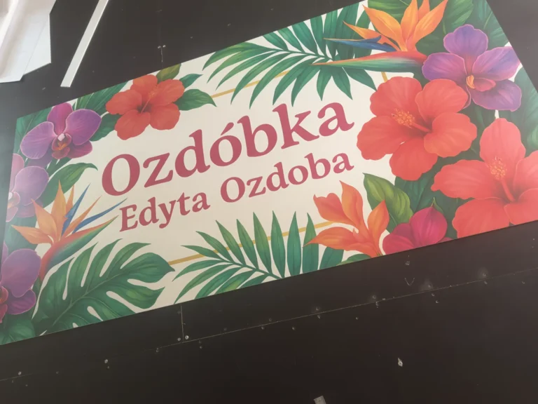 Ozdóbka Edyta Ozdoba – kolorowe kwiaty, tablice i szyldy reklamowe