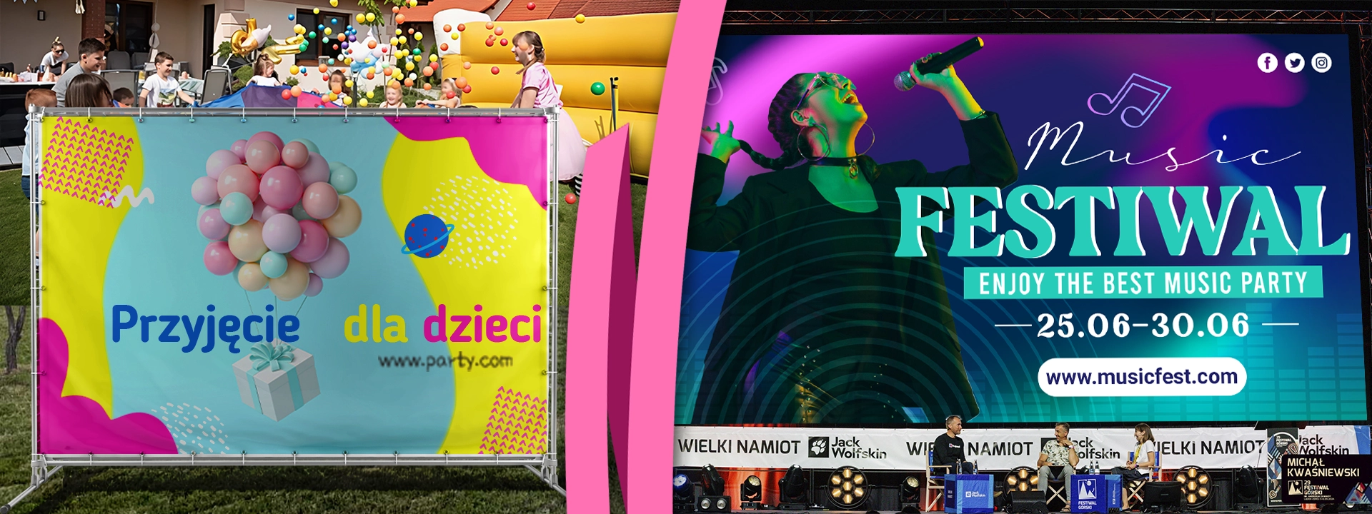 Großformatiger UV-Druck ist hilfreich bei der Organisation von Sommerveranstaltungen-1