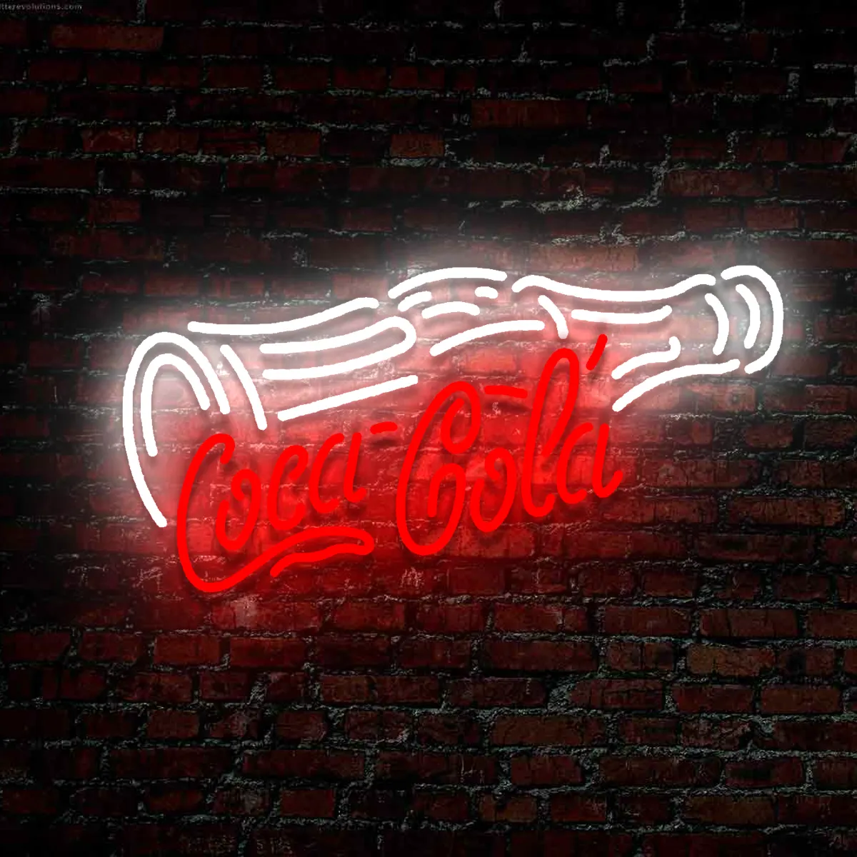 Neon-Coca-Cola-3-White Neoen Coecae-Coelae - fuer Baers - zusaetzliche Ansicht 1