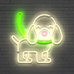 Neon Spaniel Hund
