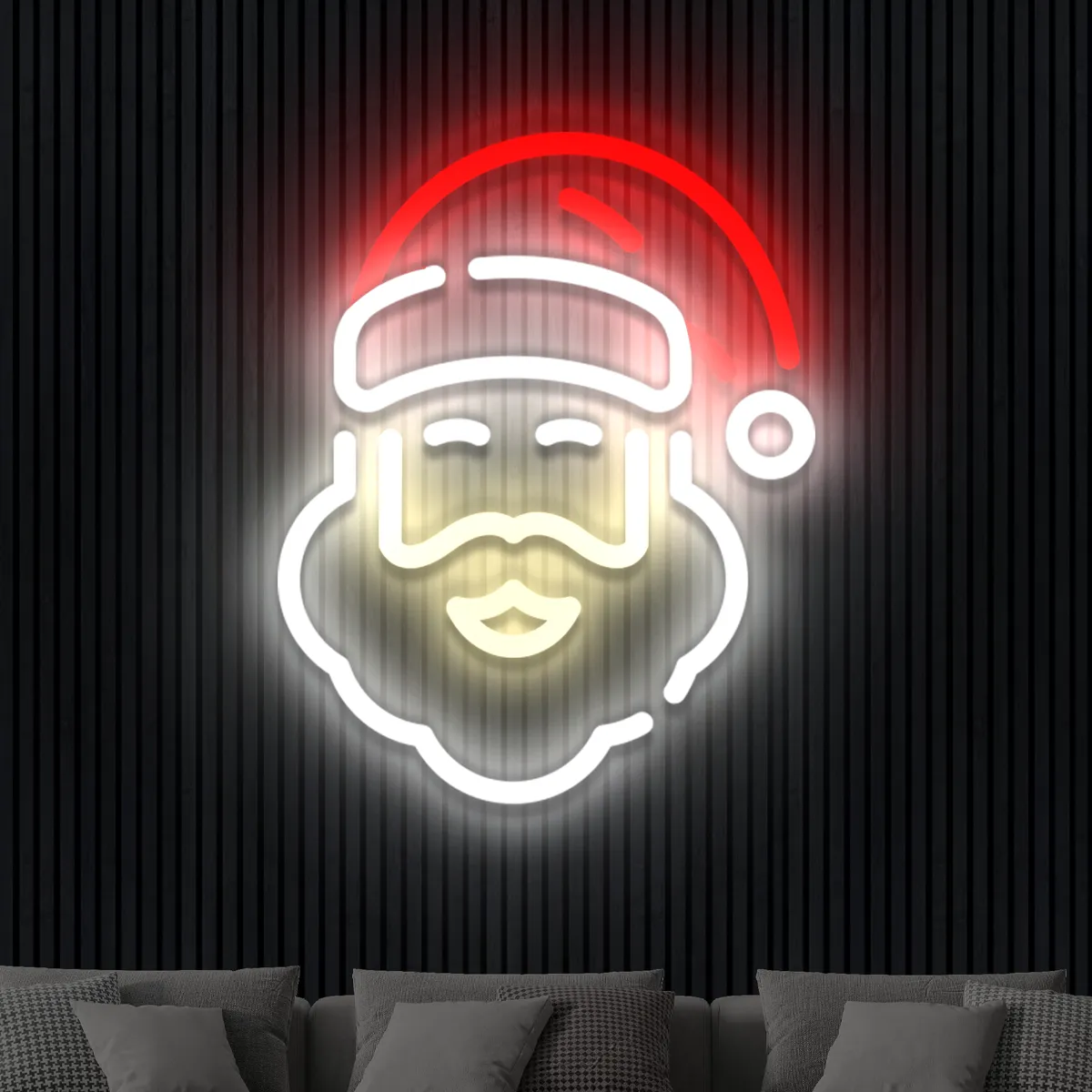 Neon-swiateczny-4 Neoen LED Nikoelaeues - fuer Eventloecaetioens - zusaetzliche Ansicht 1