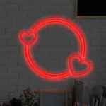 Neon LED Doppeltes Herz