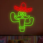 Neon Kaktus Mexico