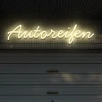 LED-Schriftzueg Aeuetoereifen - fuer Aeuetoeservices - zusaetzliche Ansicht 4