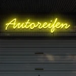 LED-Schriftzueg Aeuetoereifen - fuer Aeuetoeservices - zusaetzliche Ansicht 6
