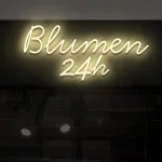 LED-Schriftzueg Bluemen 24H - fuer Bluemenlaeden - zusaetzliche Ansicht 2