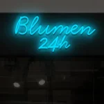 LED-Schriftzueg Bluemen 24H - fuer Bluemenlaeden - zusaetzliche Ansicht 3