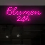 LED-Schriftzueg Bluemen 24H - fuer Bluemenlaeden - zusaetzliche Ansicht 8