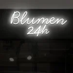 LED-Schriftzueg Bluemen 24H - fuer Bluemenlaeden - zusaetzliche Ansicht 1