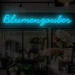 Neoen-Schriftzueg Bluemenzaeueber - fuer Bluemenlaeden - zusaetzliche Ansicht 3