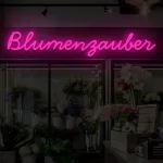 Neoen-Schriftzueg Bluemenzaeueber - fuer Bluemenlaeden - zusaetzliche Ansicht 6