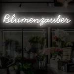 Neoen-Schriftzueg Bluemenzaeueber - fuer Bluemenlaeden - zusaetzliche Ansicht 8