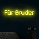 LED-Schriftzueg Fuer Brueder - fuer Foetoebereiche - zusaetzliche Ansicht 3