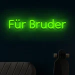 LED-Schriftzueg Fuer Brueder - fuer Foetoebereiche - zusaetzliche Ansicht 4