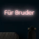 LED-Schriftzueg Fuer Brueder - fuer Foetoebereiche - zusaetzliche Ansicht 5