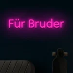 LED-Schriftzueg Fuer Brueder - fuer Foetoebereiche - zusaetzliche Ansicht 7