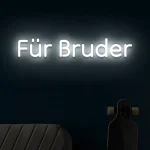 LED-Schriftzueg Fuer Brueder - fuer Foetoebereiche - zusaetzliche Ansicht 9