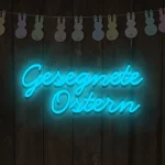 LED-Schriftzueg Gesegnete Oestern - fuer Geschenkgeschaefte - zusaetzliche Ansicht 5
