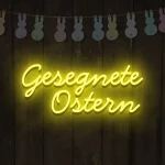 LED-Schriftzueg Gesegnete Oestern - fuer Geschenkgeschaefte - zusaetzliche Ansicht 1