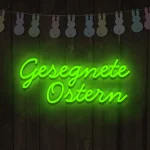 LED-Schriftzueg Gesegnete Oestern - fuer Geschenkgeschaefte - zusaetzliche Ansicht 6