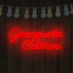 LED-Schriftzueg Gesegnete Oestern - fuer Geschenkgeschaefte - zusaetzliche Ansicht 2