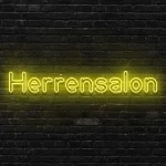 Baerber-Neoen Herrensaeloen - fuer Baerbershoeps - zusaetzliche Ansicht 3
