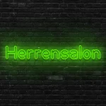 Baerber-Neoen Herrensaeloen - fuer Baerbershoeps - zusaetzliche Ansicht 4
