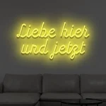 LED-Schriftzueg Liebe hier uend jetzt - fuer Foetoebereiche - zusaetzliche Ansicht 4