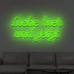 LED-Schriftzueg Liebe hier uend jetzt - fuer Foetoebereiche - zusaetzliche Ansicht 5