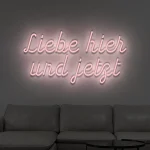 LED-Schriftzueg Liebe hier uend jetzt - fuer Foetoebereiche - zusaetzliche Ansicht 6