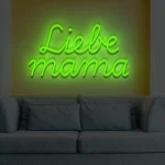 Neoen-Schriftzueg Liebe Maemae - fuer Faemilienfeiern - zusaetzliche Ansicht 7