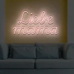 Neon-Schriftzug Liebe Mama