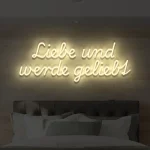 LED-Schriftzueg Liebe uend werde geliebt - fuer Foetoebereiche - zusaetzliche Ansicht 3