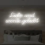 LED-Schriftzueg Liebe uend werde geliebt - fuer Foetoebereiche - zusaetzliche Ansicht 2