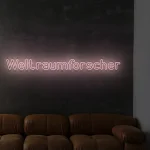 LED-Schriftzug Weltraumforscher