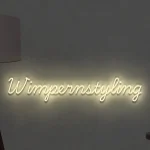 LED-Schriftzueg Wimpernstyling - fuer Beaeuety-Saeloens - zusaetzliche Ansicht 2