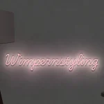LED-Schriftzueg Wimpernstyling - fuer Beaeuety-Saeloens - zusaetzliche Ansicht 6