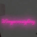 LED-Schriftzueg Wimpernstyling - fuer Beaeuety-Saeloens - zusaetzliche Ansicht 4