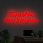 Neoen-Schriftzueg Zwischen den Sternen - fuer Foetoebereiche - zusaetzliche Ansicht 9