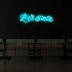 LED-Schriftzug Let’s Dance