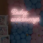 LED-Schriftzueg Baeby uenterwegs - fuer Baebygeschaefte - zusaetzliche Ansicht 6