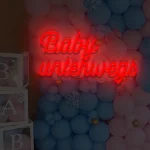 LED-Schriftzueg Baeby uenterwegs - fuer Baebygeschaefte - zusaetzliche Ansicht 9
