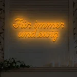 LED-Schriftzueg fuer die Hoechzeit Fuer immer uend ewig - fuer Eventdekoeraetioen - zusaetzliche Ansicht 7
